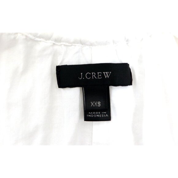 J. Crew Spaghetti Strap Halter SunDress Sleeveless Pockets White SZ XXS - Picture 5 of 7